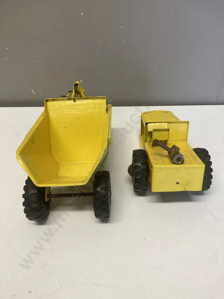 Rare 1950s BOOMAROO Australia Tournarocker Tin Toy. L45cm Image 1++
