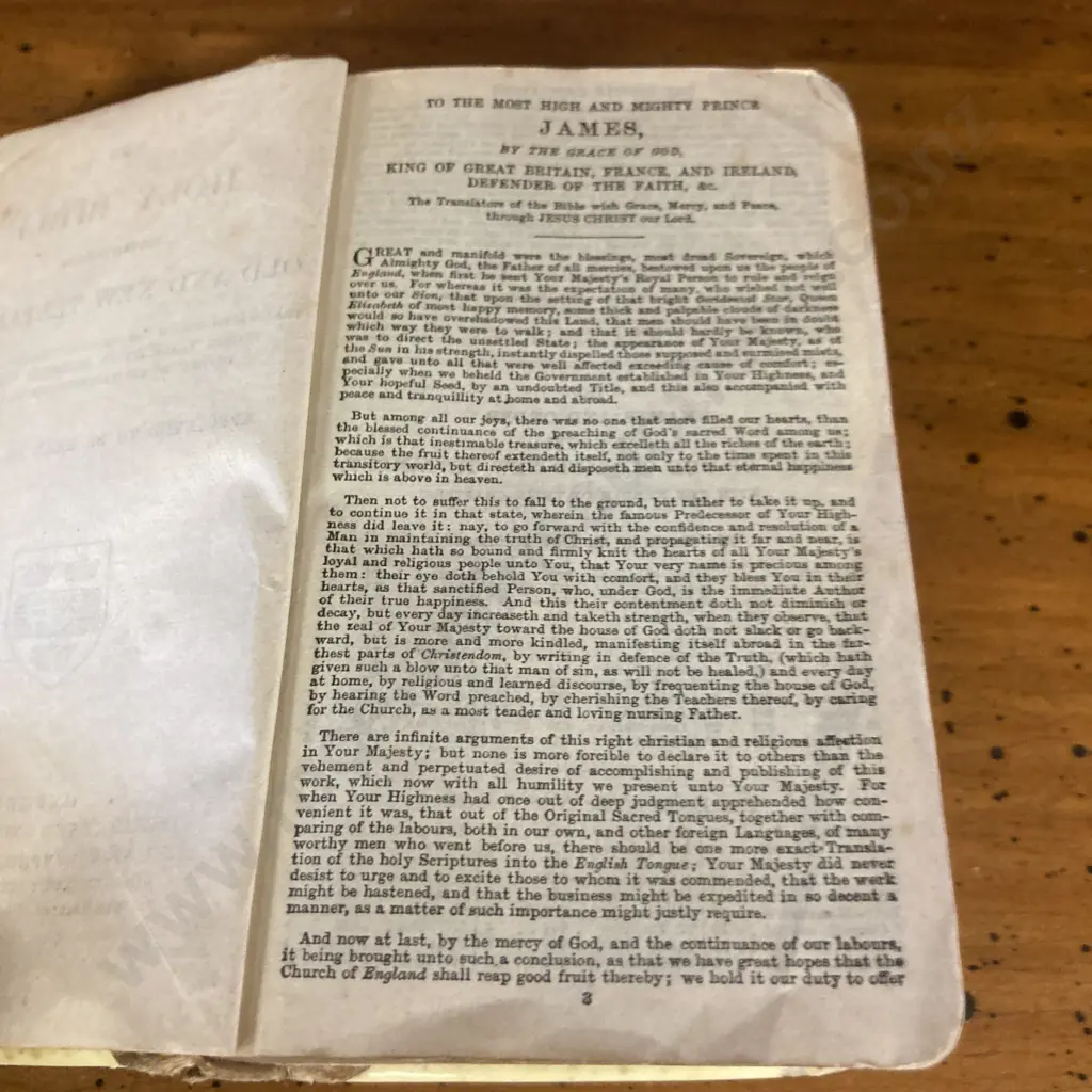 Vintage Holy Bible - KJV - Oxford University Press, Humphrey Milford (C.1921) & Daily Light on The Daily Path (1940's) Image 1++