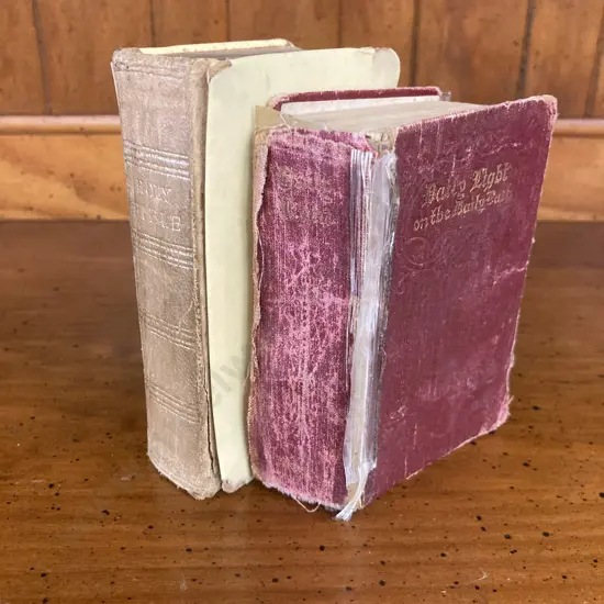 Vintage Holy Bible - KJV - Oxford University Press, Humphrey Milford (C.1921) & Daily Light on The Daily Path (1940's)