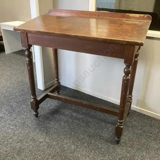 Early Large Victorian Ledger Desk. H123.5 W122 D66cm