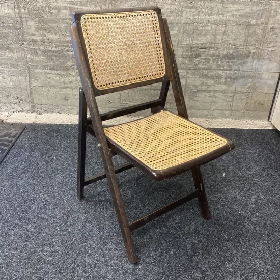 Vintage Folding Bergere Chair