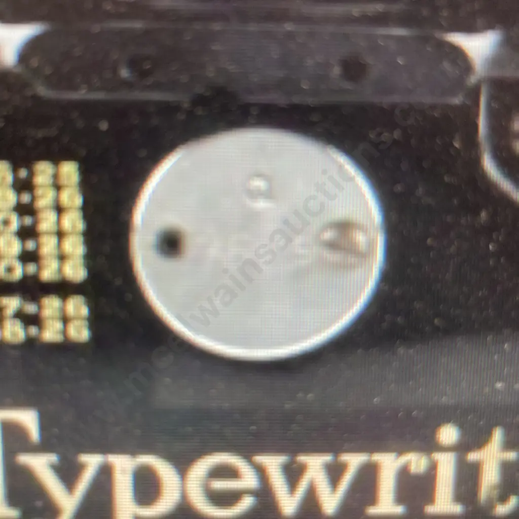 Imperial Model 50 Typewriter, Matte Black With Glass Sides (Serial No M0044) Image 1++