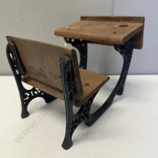 Vintage Small Desk. H24 W21 D30cm
