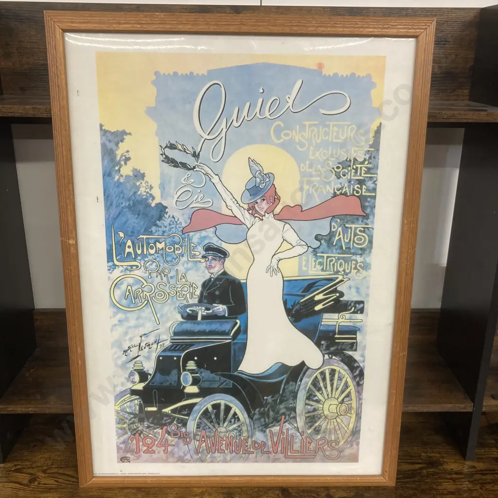 Vintage Edizone Beatrice D'Este Poster Printed In Italy Signed Maurice Neumont 99. 75 x 53cm Image 1++