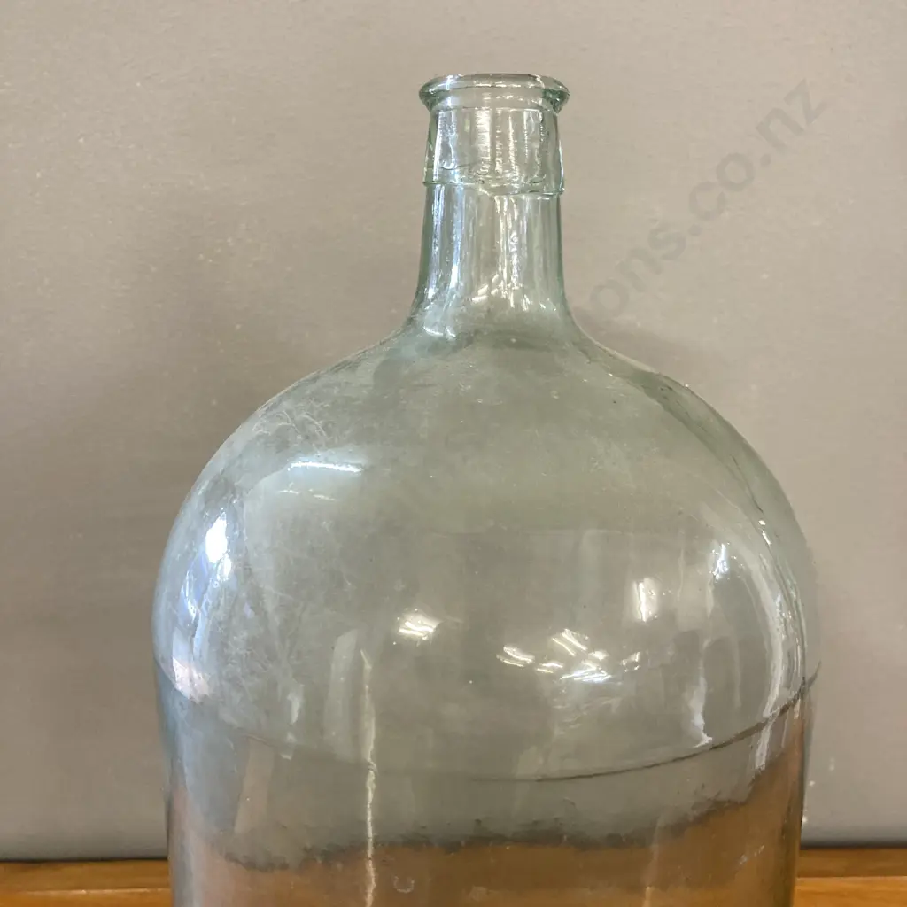 Vintage Clear Glass Carboy. 37 x 16cm Image 1++
