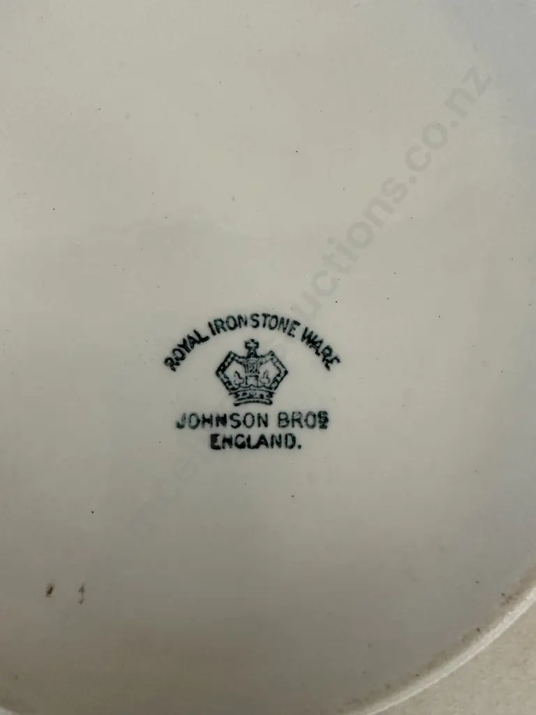 English Antique White Chamber Pot - Johnson Bros (Small Chip On Base) Image 1++