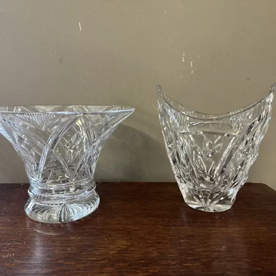 Vintage Crystal Vases