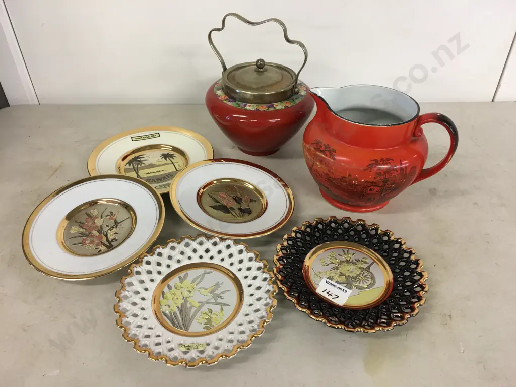 China Items Including Chokin Ware Etc Image 1++