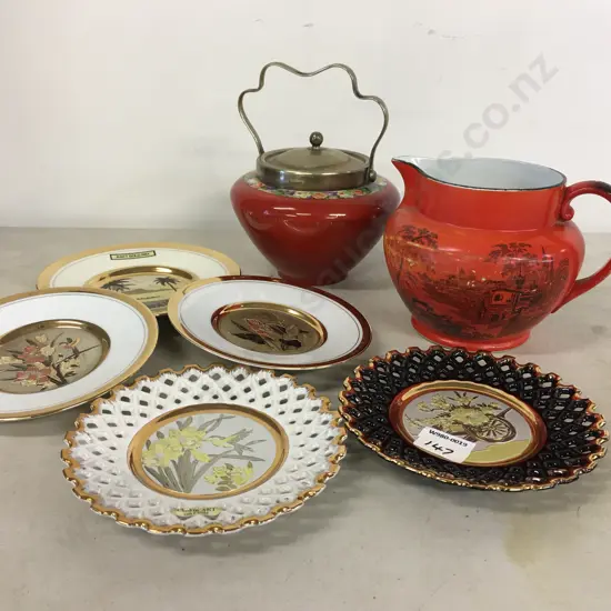 China Items Including Chokin Ware Etc