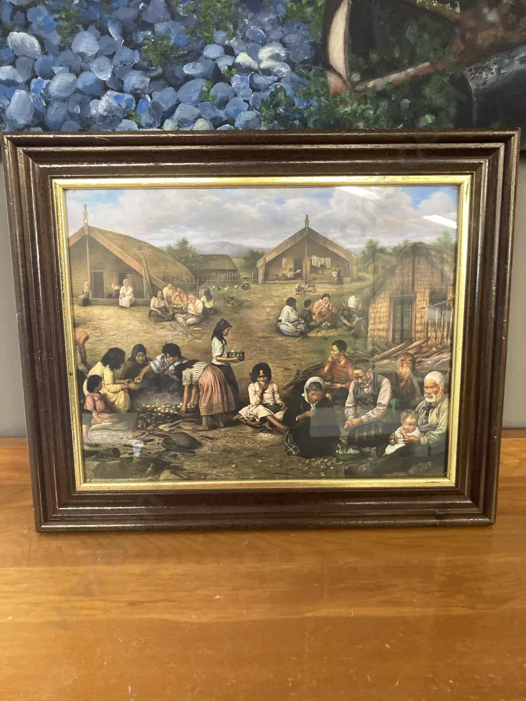 The Time Of Kai 1907 Gottfried Lindauer Framed Glazed Print, 36 x 43cm Image 1++