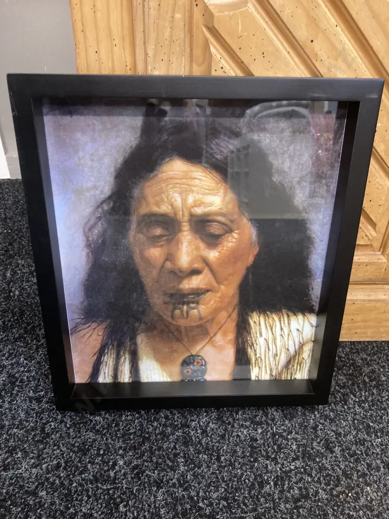 Sophia - The Heroine Of Tarawera Charles F Goldie Framed Glazed Print, 36 x 32cm Image 1++