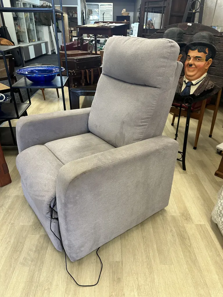 Electric Recliner/Lift Chair in Grey Fabric Image 1++