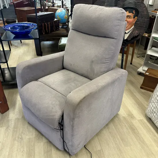 Electric Recliner/Lift Chair in Grey Fabric