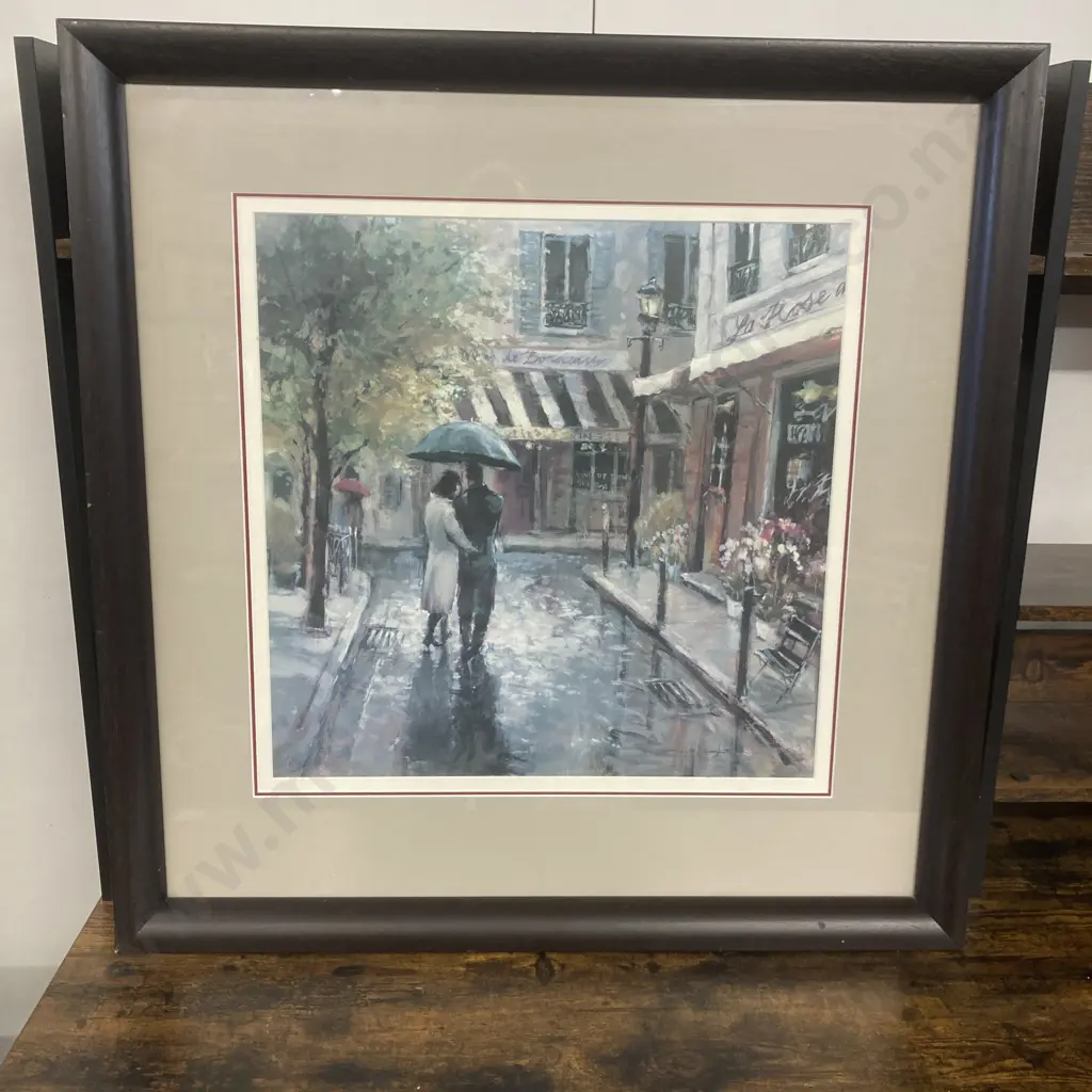 Brent Heighton's Romantic Stroll Framed Art Print. 78 x 77cm Image 1++