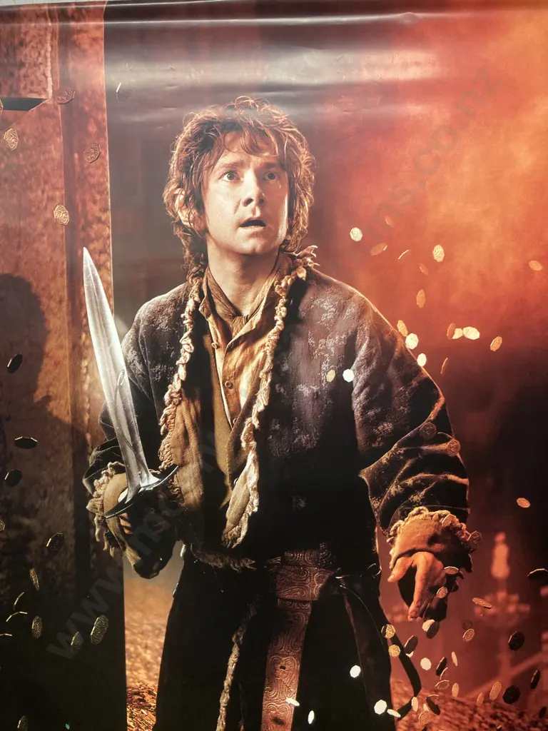 Large 2.43 x 1.52m Hobbit The Desolation Of Smaug Advertising Poster Image 1++