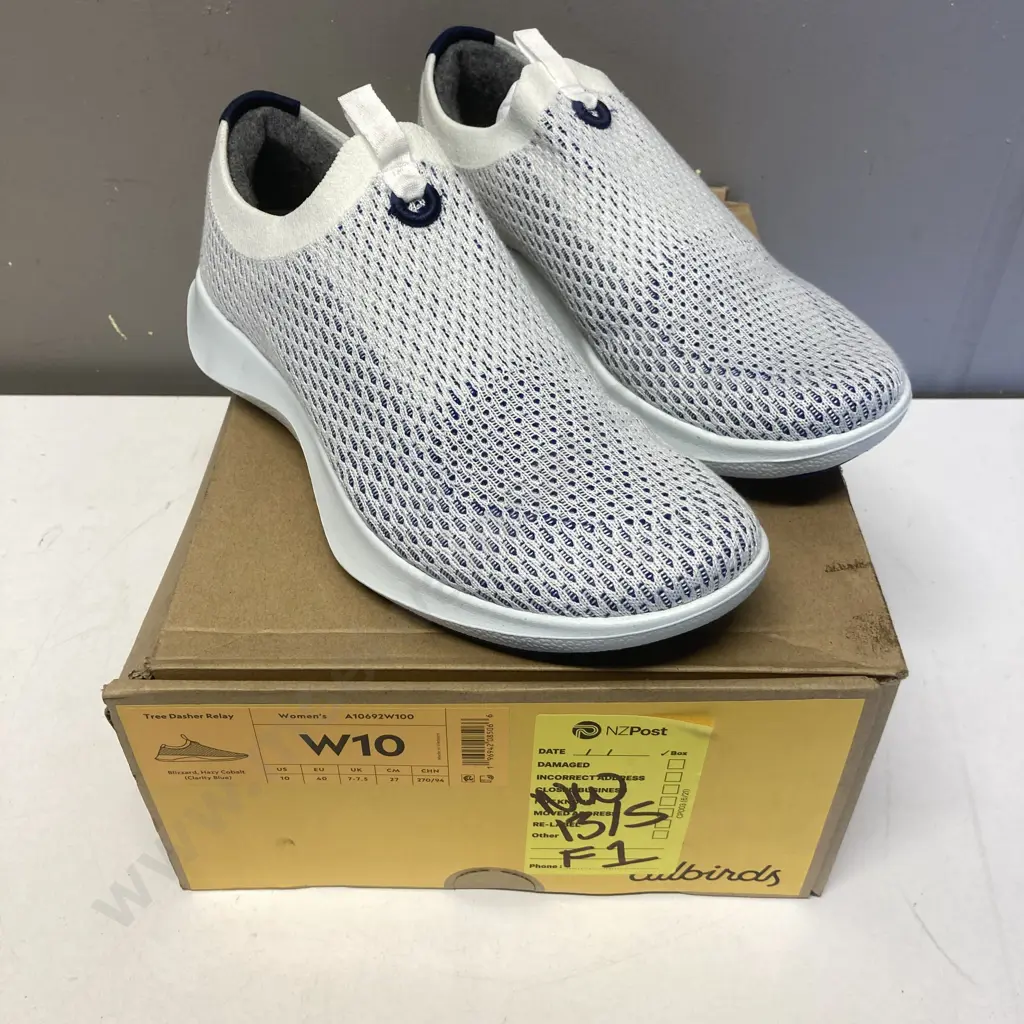 allbirds Tree Dasher Relay Blizzard, Hazy Cobalt (Clarity Blue) W10 Image 1++