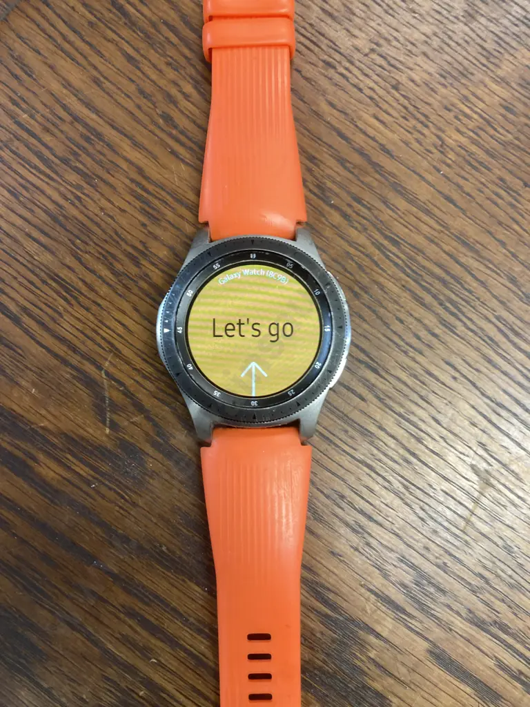 Samsung Galaxy Watch  46mm In Silver Model SM-R800, Charger, New Straps, Etc, Boxed (Not Holding Charge Very Long) Image 1++
