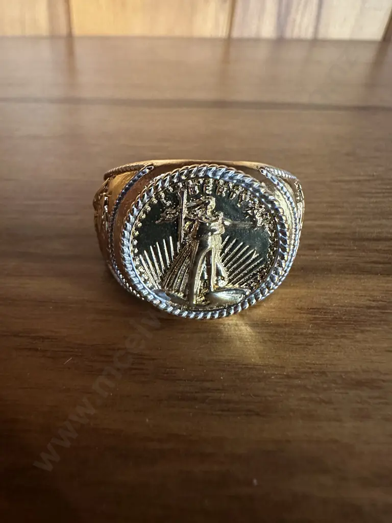 Mens Liberty Ring Stamped 925 Image 1++