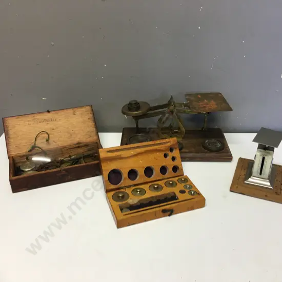 Assorted Vintage Scales Etc 