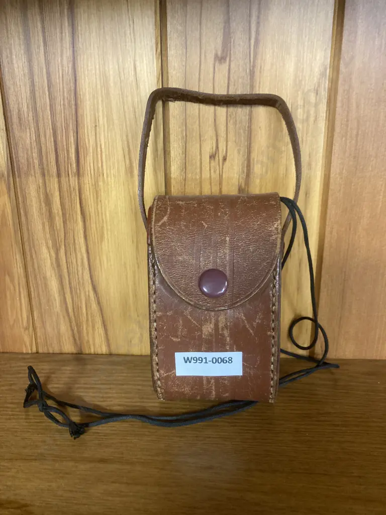 Vintage Pearls 6 x 15 Mini Binoculars No.16046 With Leather Case Stamped Made In Occupied Japan Image 1++