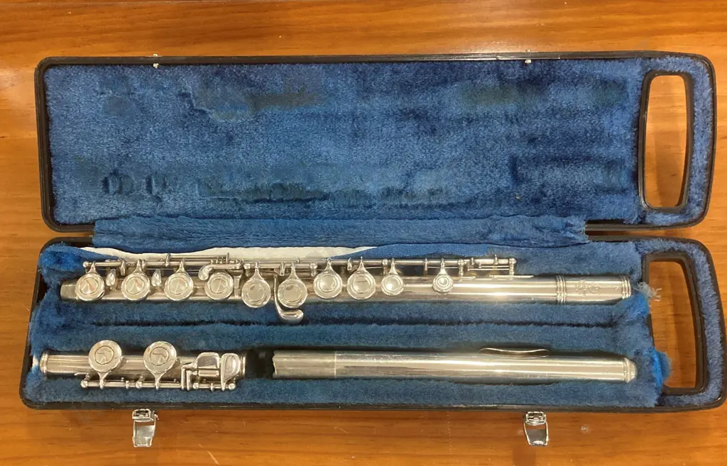 Yamaha YFL21S Silver Plated Flute with Hard Case Image 1++