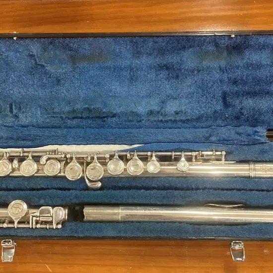 Yamaha YFL21S Silver Plated Flute with Hard Case