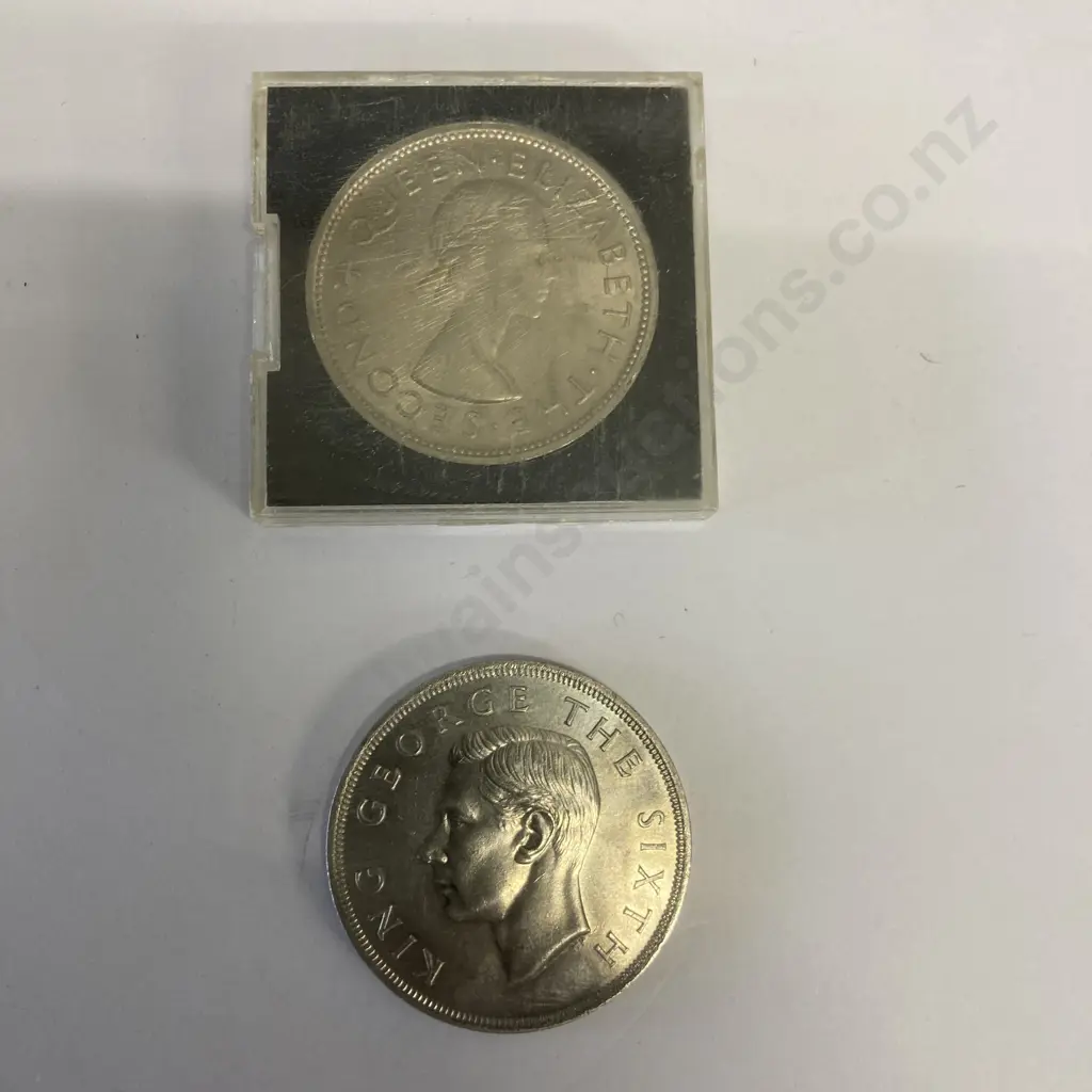1949 & 1953 New Zealand Crowns Image 1++