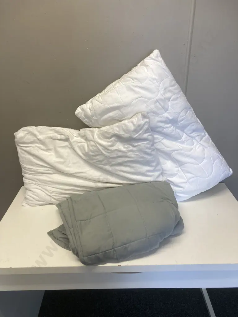 Weighted Blanket & Two Pillows Image 1++