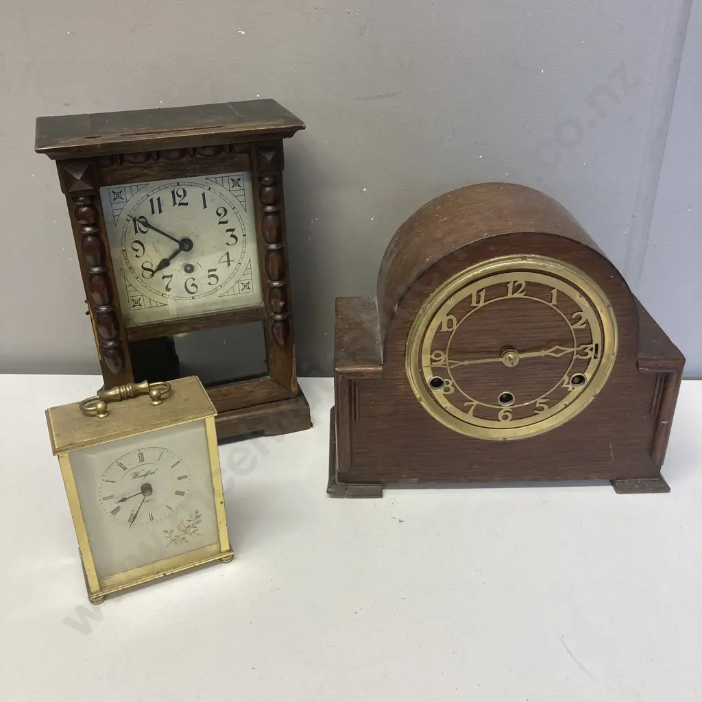 Lot of 3 Clocks (As Found) Image 1++