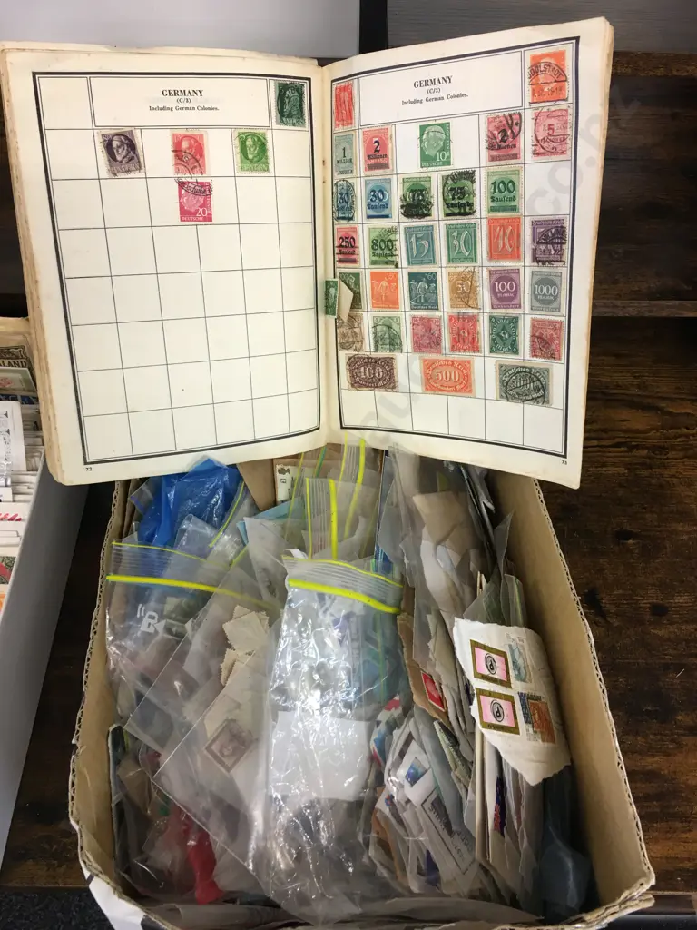 Assorted Stamps & Album Image 1++