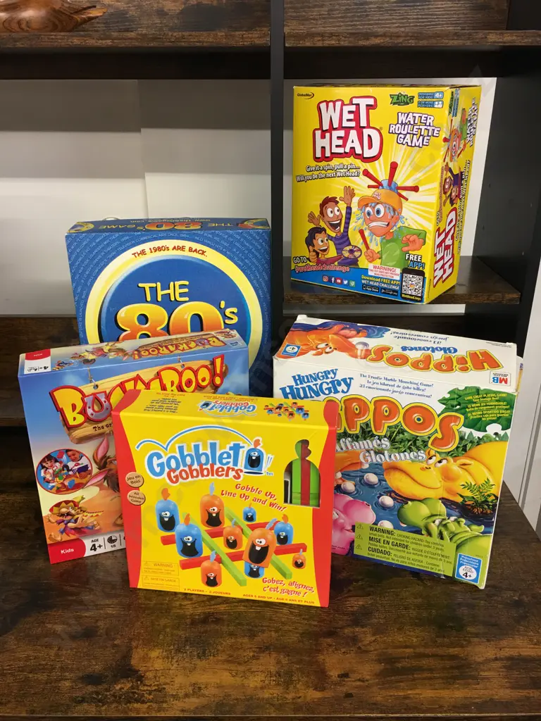 Assorted Vintage Games Including Wet Head, Buckaroo Etc Image 1++