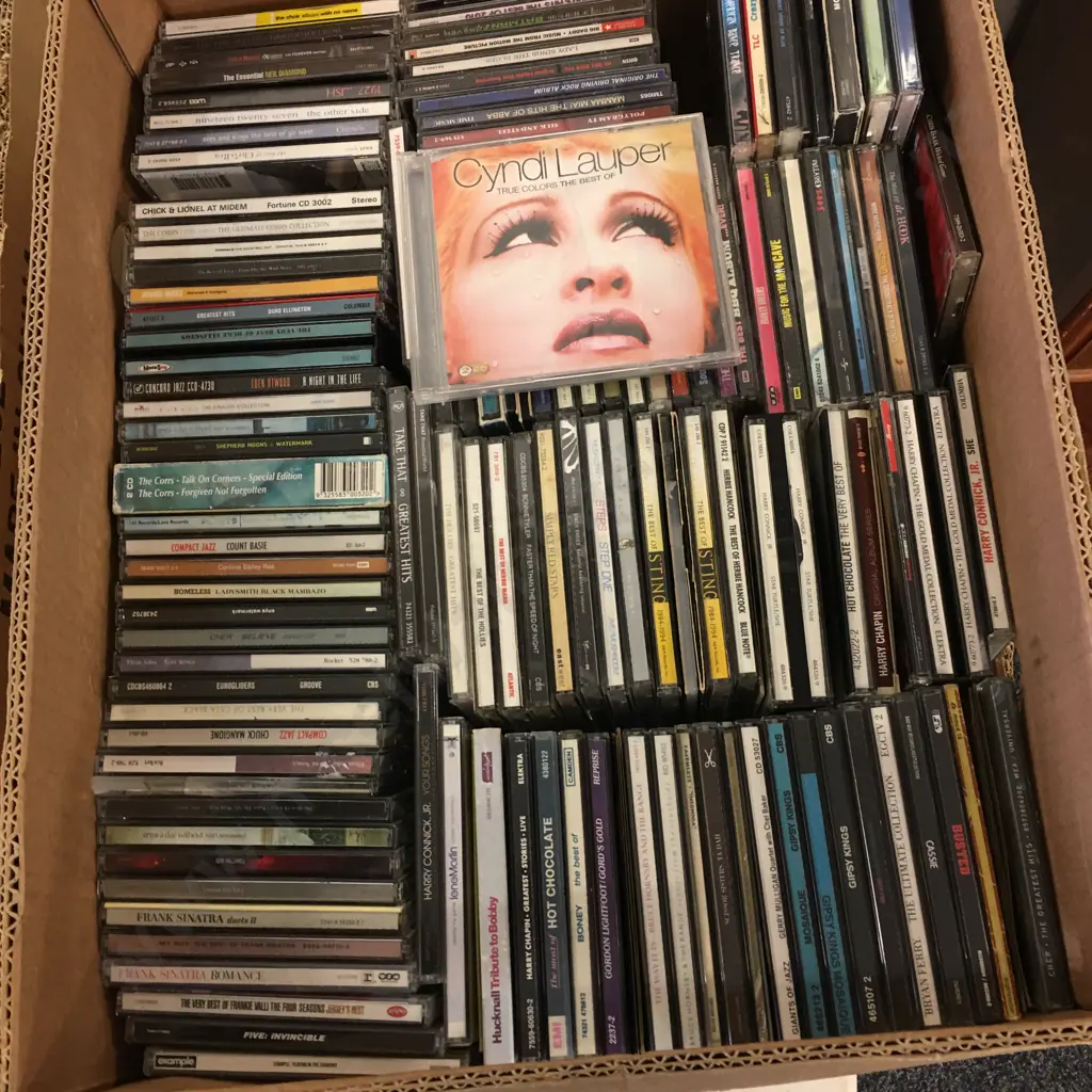Assorted CDs Including Cyndi Lauper Etc Image 1++