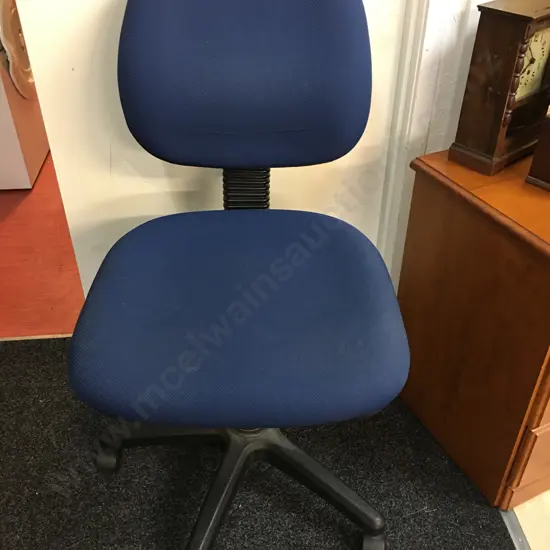 Blue H&O 3 Lever Operator Midback Chair