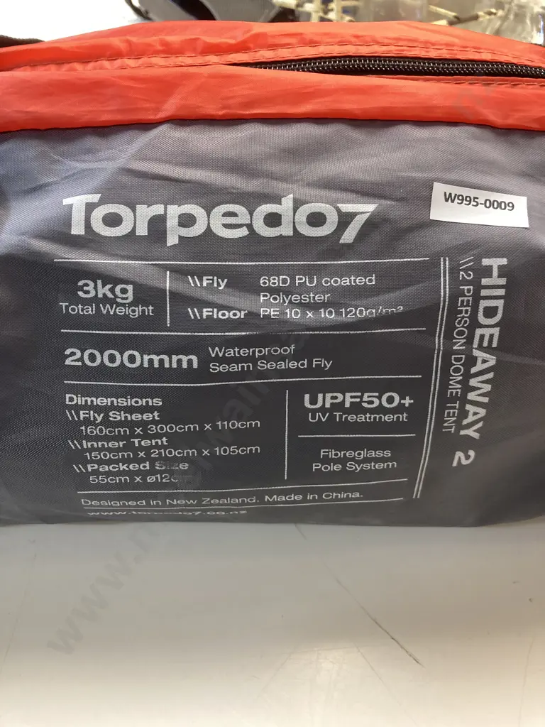 Torpedo7 Hideaway 2 2 Person Dome Tent Image 1++