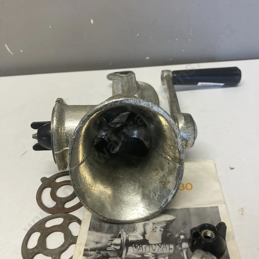 Vintage Spong 25 Mincer With Blades & Instructions, Made In England Image 1++