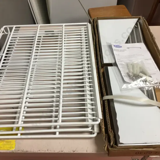 Brayco Stainless Steel Pipe Wall Shelf 60 x 30cm #PIPE3060 & 3 x Fridge Trays