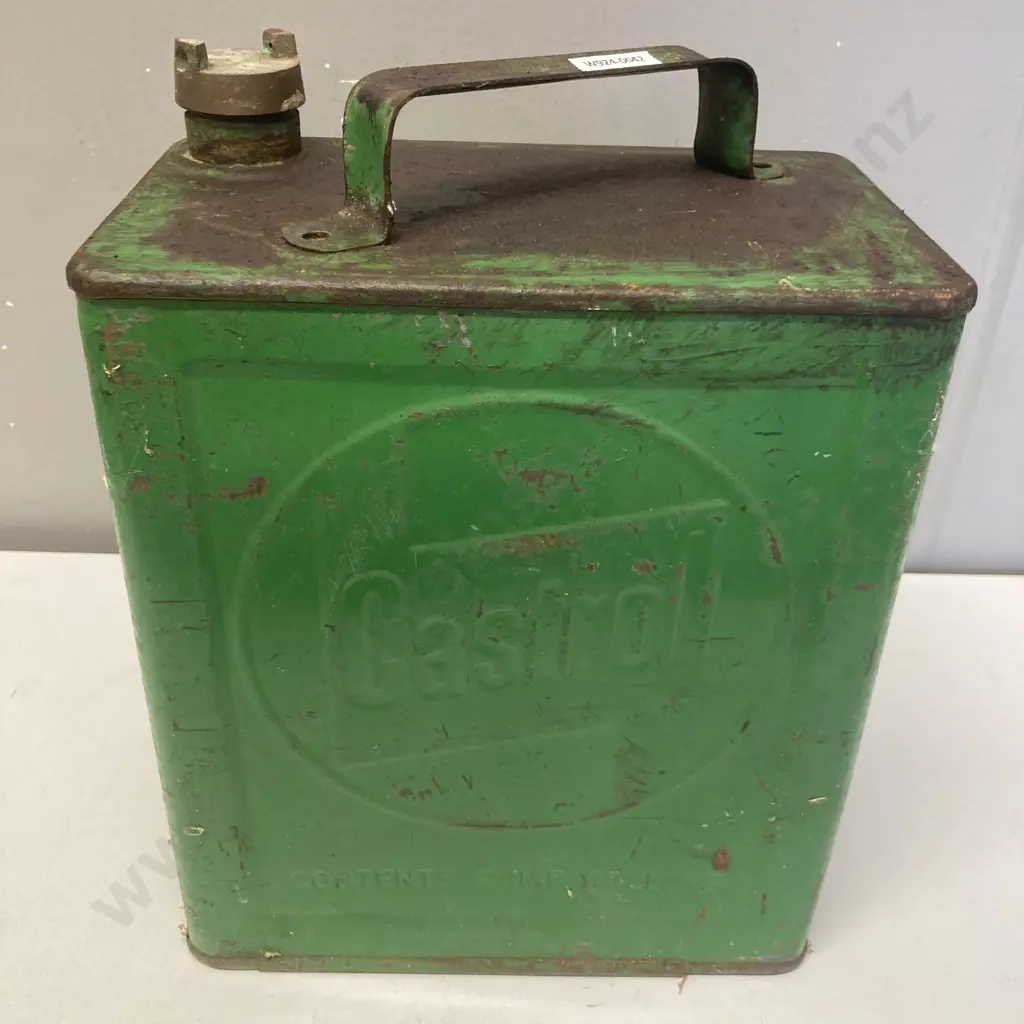 Vintage Castrol 2 Gallon Tin Image 1++