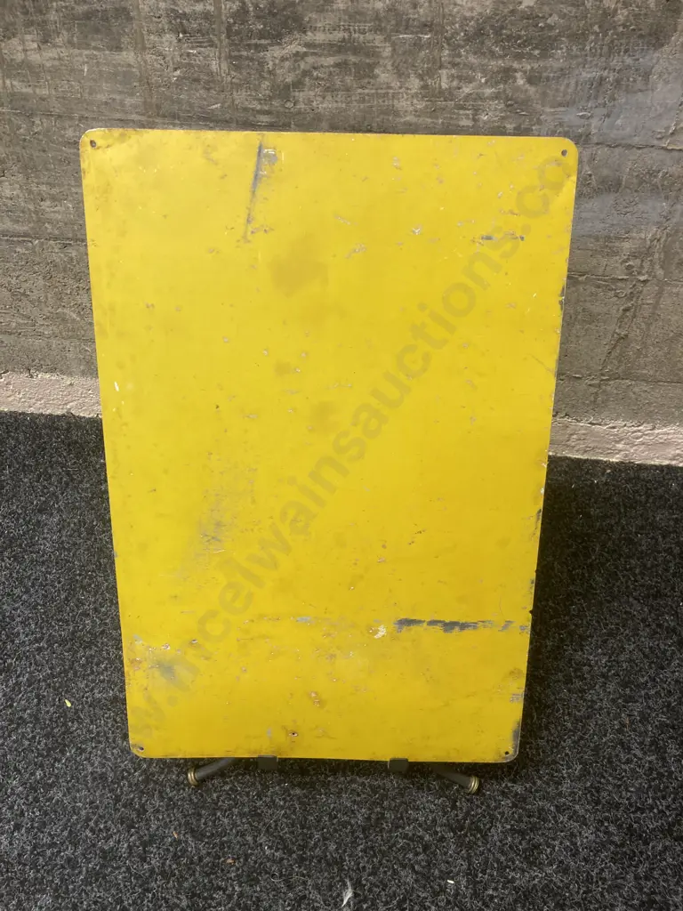 Vintage Collectable Shell With ICA Petrol Metal Sign. 55 x 33cm Image 1++