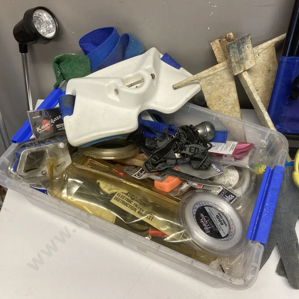Fishing Items, Gas Bottle, Rods Etc Image 1++