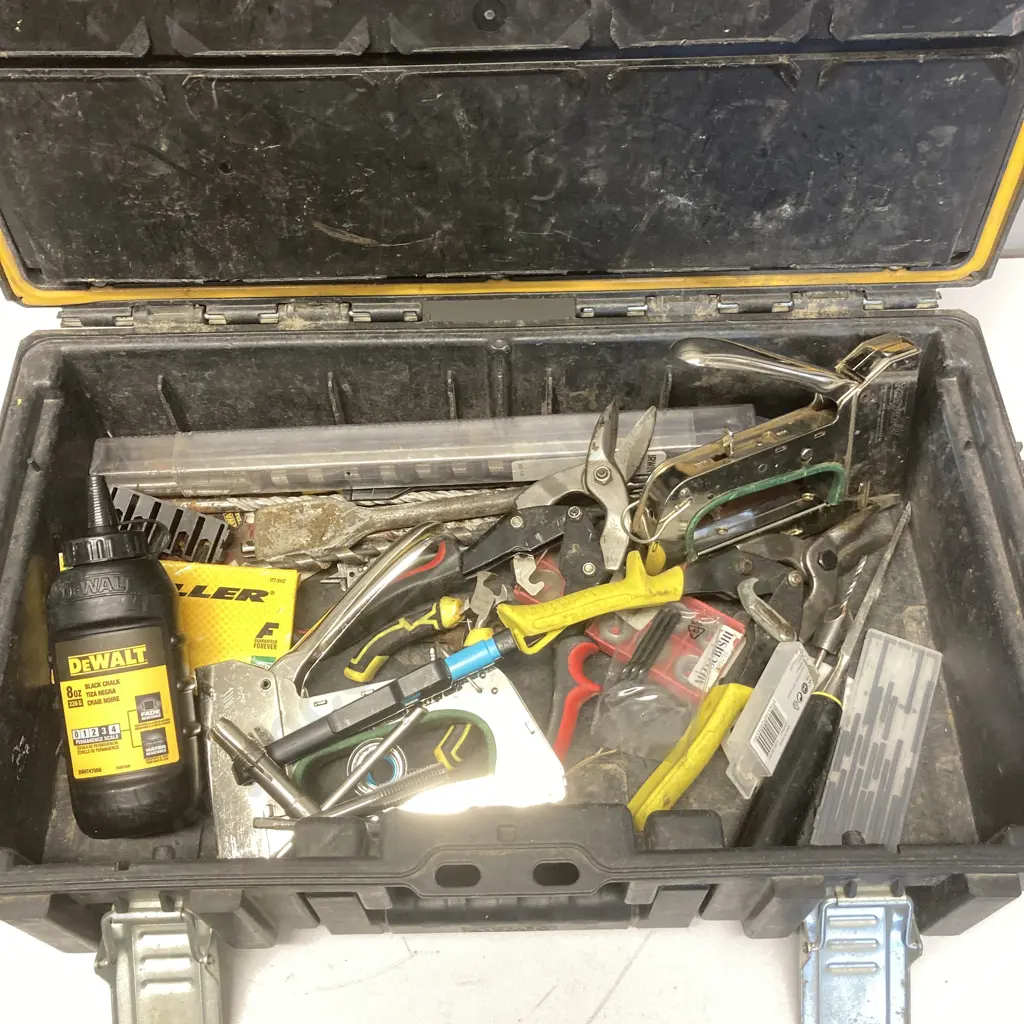 DeWalt Stackable Tool Box With Assorted Tools Image 1++
