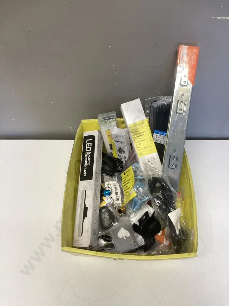 Box lot LED Lamp, Model, Cable Ties, CRC Cleanup & Finish Etc Image 1++