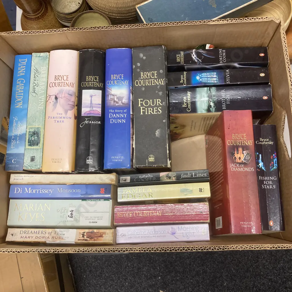 Box Lot Books - Courtenay, Morrissey Etc Image 1++