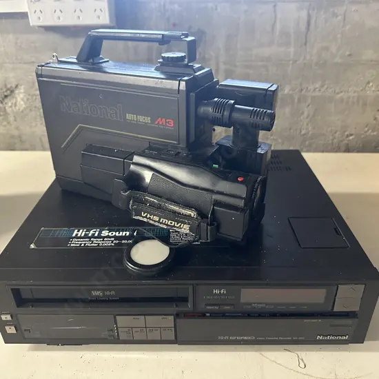National NZ-M3 Movie Camera & NV850 Video Machine