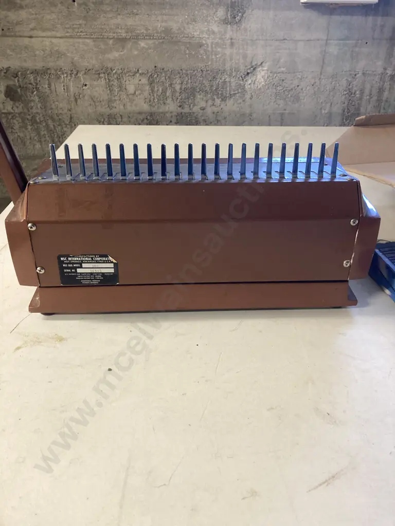 NSC DUO Manual Plastic Binder & Binding Rings Image 1++