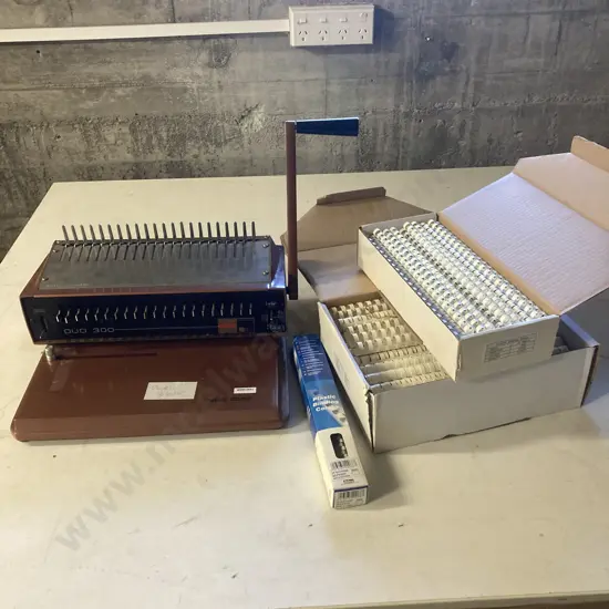 NSC DUO Manual Plastic Binder & Binding Rings