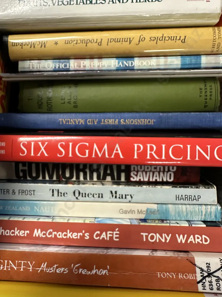 Box Of Assorted Books Image 1++