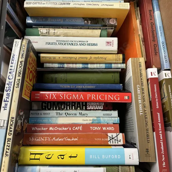 Box Of Assorted Books