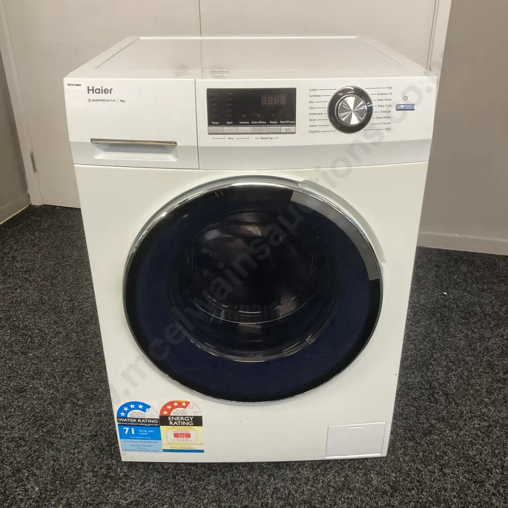 Haier 9Kg Front Loading Washing Machine HWF90BW1 Image 1++