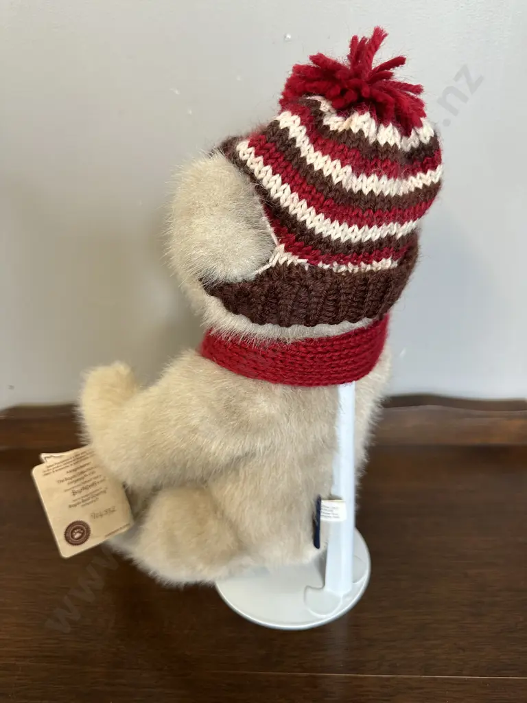 'Mallow Cocoa Beary' Boyds Bear Head Bean Collection With Tag Image 1++