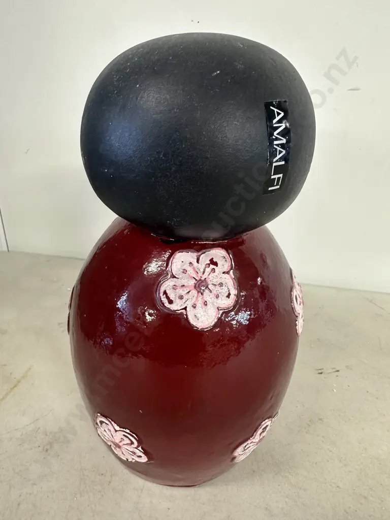 Amalfi Decorative Miki Glossy Red H25cm. Image 1++